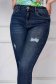 Blue jeans skinny jeans with medium waist small rupture of material 4 - StarShinerS.com