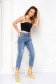 Blue jeans high waisted loose fit aims denim 2 - StarShinerS.com