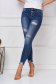 Blue jeans skinny jeans high waisted denim small rupture of material 2 - StarShinerS.com