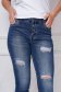 Blue jeans skinny jeans high waisted denim small rupture of material 4 - StarShinerS.com