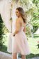 Lightpink dress cloche with elastic waist short cut from tulle 4 - StarShinerS.com