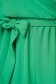 Salopeta SunShine verde eleganta plisata si evazata din georgette 5 - StarShinerS.ro
