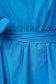 Rochie din bumbac albastra scurta in clos cu elastic in talie si umeri goi - SunShine 5 - StarShinerS.ro