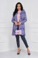 Overcoat elastic cloth with floral print lateral pockets straight - StarShinerS 4 - StarShinerS.com