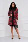 Overcoat elastic cloth with floral print lateral pockets straight - StarShinerS 2 - StarShinerS.com