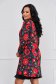 Overcoat elastic cloth with floral print lateral pockets straight - StarShinerS 4 - StarShinerS.com