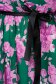 Dress asymmetrical cloche with elastic waist from veil fabric with floral print 5 - StarShinerS.com