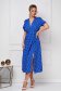 Rochie din georgette midi in clos cu imprimeu cu buline - SunShine 3 - StarShinerS.ro