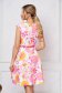 Rochie din stofa elastica scurta in clos cu imprimeu floral - Lady Pandora 2 - StarShinerS.ro