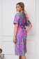 - StarShinerS dress midi straight georgette abstract 4 - StarShinerS.com