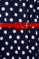 Dress midi cloche with elastic waist lycra dots print 5 - StarShinerS.com
