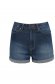 Blue short denim medium waist with front pockets 5 - StarShinerS.com