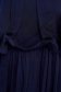 Dark blue dress short cut cloche off-shoulder thin fabric 5 - StarShinerS.com