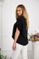 Bluza dama din voal cu aspect creponat neagra cu croi larg - Lady Pandora 2 - StarShinerS.ro