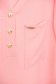 Bluza dama din voal cu aspect creponat roz prafuit cu croi larg - Lady Pandora 5 - StarShinerS.ro