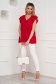 Lightred women`s blouse loose fit georgette with ruffle details 4 - StarShinerS.com