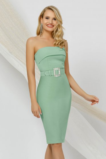 2 Pieces, Mint lady set elegant voile overlay - StarShinerS.com