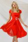 Red lady set elegant voile overlay 1 - StarShinerS.com