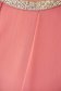 Rochie eleganta roz midi cu croi larg din voal accesorizata cu pietre stras 4 - StarShinerS.ro