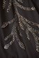 Rochie din voal neagra midi in clos cu aplicatii cu perle si pietre strass 3 - StarShinerS.ro
