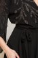 Black dress midi cloche from veil fabric with pearls strass 6 - StarShinerS.com