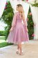 Lila dress midi cloche from tulle with glitter details 2 - StarShinerS.com