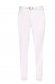 White trousers casual conical medium waist lateral pockets 5 - StarShinerS.com