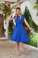 - StarShinerS blue dress lycra with glitter details cloche with elastic waist 2 - StarShinerS.com