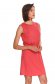 Coral dress short cut sleeveless with rounded cleavage 2 - StarShinerS.com