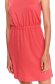 Coral dress short cut sleeveless with rounded cleavage 6 - StarShinerS.com