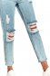 Lightblue jeans high waisted ripped 5 - StarShinerS.com