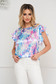 - StarShinerS women`s blouse from satin loose fit with ruffled sleeves 1 - StarShinerS.com
