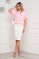 Coral women`s blouse loose fit from veil fabric wrinkled texture 4 - StarShinerS.com