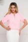 Coral women`s blouse loose fit from veil fabric wrinkled texture 1 - StarShinerS.com