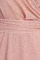 - StarShinerS lightpink dress from veil fabric with glitter details midi cloche wrap around 5 - StarShinerS.com