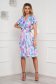 Rochie petrecuta din material subtire midi in clos cu imprimeu digital - StarShinerS 3 - StarShinerS.ro