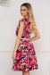 Rochie din bumbac scurta in clos cu imprimeu floral - Lady Pandora 2 - StarShinerS.ro