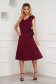 Rochie din lycra midi in clos cu maneci scurte - Lady Pandora 3 - StarShinerS.ro