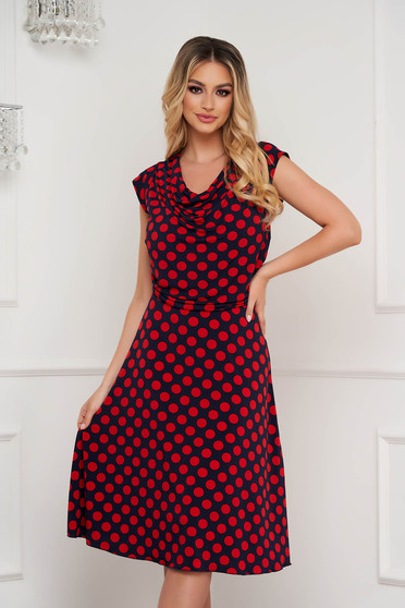 Lycra dresses, Dress midi cloche lycra short sleeves - StarShinerS.com