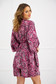 Dress georgette short cut cloche with elastic waist 3 - StarShinerS.com