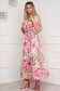 Rochie din voal midi in clos cu elastic in talie si imprimeu floral - SunShine 3 - StarShinerS.ro