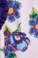 Rochie din stofa scurta cu croi in A si imprimeu floral unic - StarShinerS 3 - StarShinerS.ro