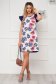 - StarShinerS dress cloth short cut a-line with floral print back fastening one button fastening 2 - StarShinerS.com