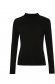 Black sweater from elastic fabric with turtle neck 6 - StarShinerS.com