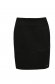Black skirt elastic cloth pencil short cut 5 - StarShinerS.com