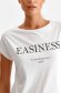White t-shirt cotton loose fit with writing print 5 - StarShinerS.com