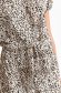 Bluza dama din material subtire crem cu croi larg si imprimeu animalier - Top Secret 6 - StarShinerS.ro