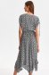 Dress thin fabric midi asymmetrical cloche with elastic waist 2 - StarShinerS.com