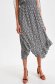 Dress thin fabric midi asymmetrical cloche with elastic waist 6 - StarShinerS.com