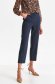 Dark blue trousers conical high waisted lateral pockets 1 - StarShinerS.com